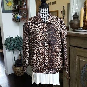 Vintage FUDA 100% Silk Jacket Size S